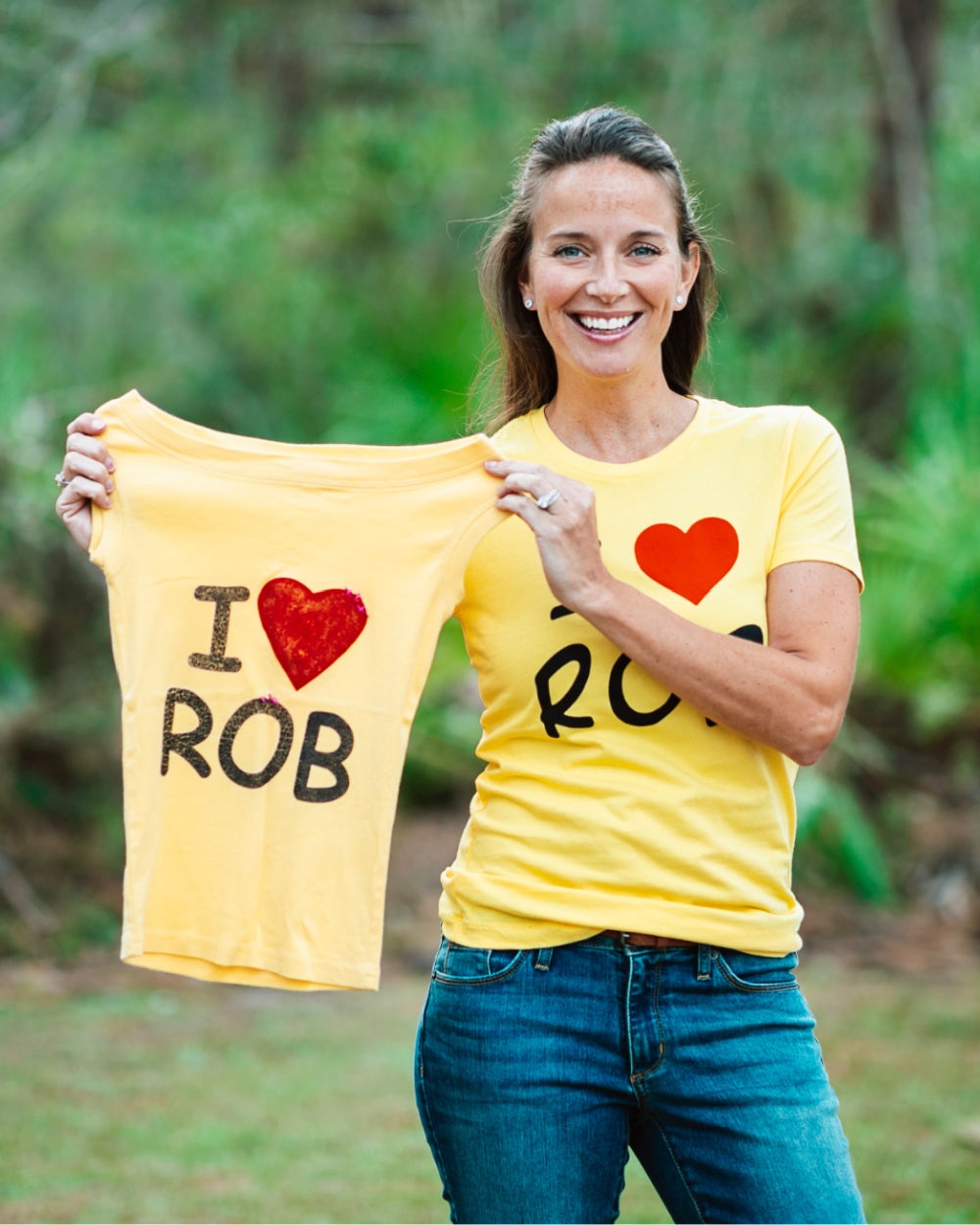 I Heart Rob T-Shirt - Yellow – Boston Rob
